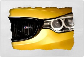 Poszterek 90x60 Sárga Bmw