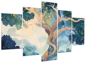 Kép – Kozmikus fa (150x105 cm)