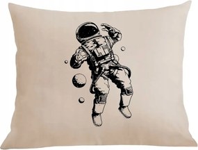 Párna párnahuzat Asztronauta Kozmosz minta