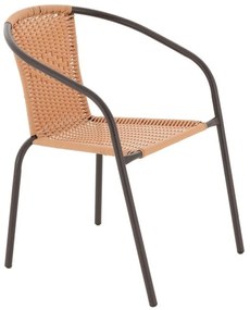 GARTHEN Bisztrószék fonott szövettel világosbarna