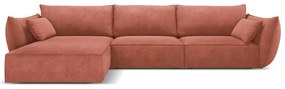 Piros sarokkanapé (bal oldali) Vanda – Mazzini Sofas
