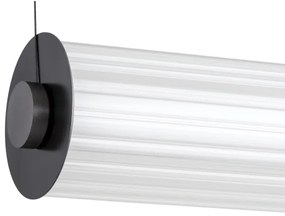 Argon 8628 - LED Csillár zsinóron HAMPTON LED/60W/230V 3000K 80 cm fekete