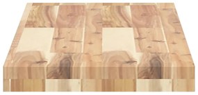 3 db kezeletlen tömör akácfa függőpolc 100 x 30 x 4 cm