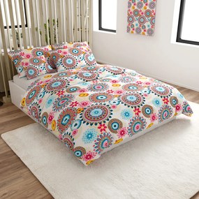 Mikroszálas ágyneműhuzat GEOMANDALA színes kivitel Ágyneműhuzat mérete: 70 x 90 cm | 140 x 200 cm