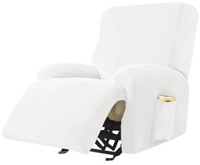 Relax Fotel Huzat (bársonyos, 1 üléses, fehér, rugalmas)