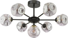 Dar Lighting modern mennyezeti lámpa cohen matt fekete opál darcoh3422-28