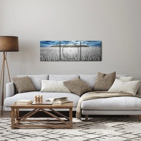 A mező képe (órával) (90x30 cm)