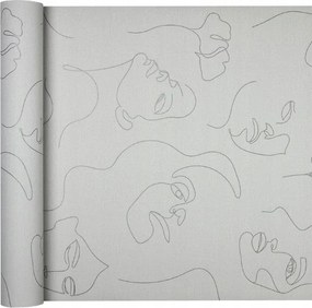 Modern Fej Arcú fali tapéta Modern Bézs vinil