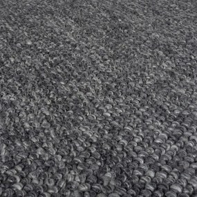 Sötétszürke kézi szövésű gyapjúkeverék szőnyeg 120x170 cm Minerals – Flair Rugs