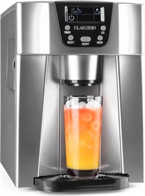 Klarstein Ice Volcano 2G, jégkocka készítő, 13 kg/24 h, jékockagyártó, LED, ezüst