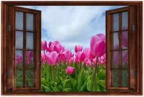 Poszterek 90x60 Tulipánok Virágok