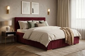 KAMI ágy 160x200 cm Piros Matrac nélkül