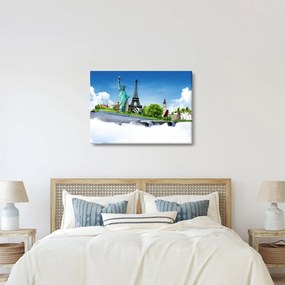 Kép - utazás a világ körül (70x50 cm)