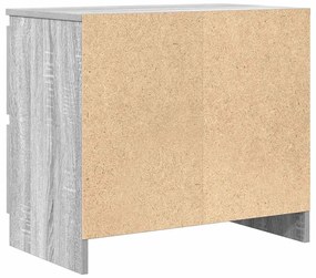 szürke sonoma színű szerelt fa TV-szekrény 60x35x54 cm