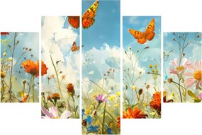 Kép - Pillangók a nyári réten (150x105 cm)