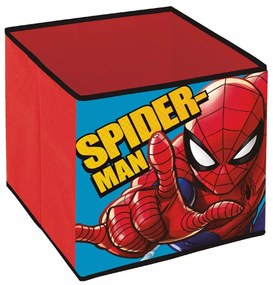 Pókember játéktároló doboz 31x31x31cm