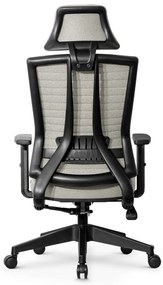 Ello ergonomikus szövet irodai forgószék deréktámasszal, fejtámasszal