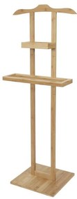Bambusz ruhaállvány Compactor Bamboo, barna