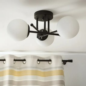 Brilagi - Felületre szerelhető csillár MALIVA 3xE14/15W/230V fekete/fehér