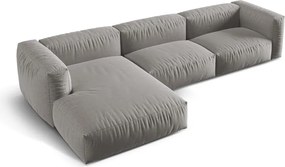 Világosszürke moduláris sarokkanapé (bal oldali) Martina – Micadoni Home
