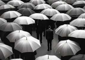 Poszter 42x29,7cm Magány a tömegben