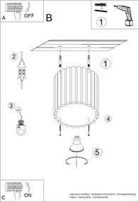 Brilagi - SFERA LED spotlámpa 1xGU10/10W/230V, átm. 10 cm, barna