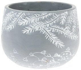 Winter pot beton virágtartó, 15,5 x 11 cm