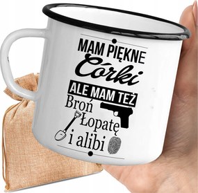 Zománcozott Bögre Apának Ajándék A Lányoktól