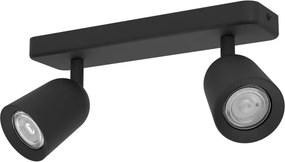 Eglo 901953 - CAMALDOLI spotlámpa 2xGU10/10W/230V fekete