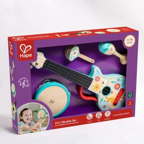 Hape ütőhangszeres készlet 4in1