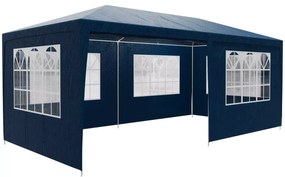 Rimini party sátor kék 3 x 6 m UV védelem 50+