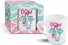 Bögre Otthon ott van, ahol a Wifi magától csatlakozik 300ml