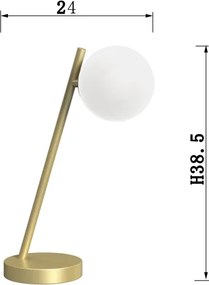ONLI - Asztali lámpa PALOMA 1xG9/10W/230V 38,5 cm arany