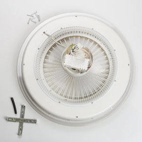 Brilagi - LED Dimmelhető lámpa ventilátorral RONDA LED/48W/230V fehér + távirányító