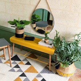 Atmosphera - Fali tükör EDEN átm. 38 cm ezüst