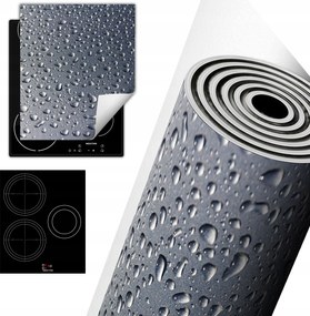 Tűzhelyvédő Szőnyeg Asztali Dekoráció 45x52 szürke cseppek