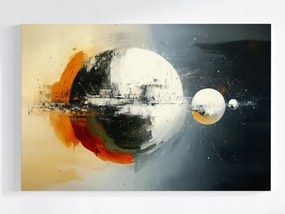 Poszter Absztrakt Kozmosz Bolygó Hold Galaxis 60x40