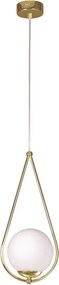 KAJA K-4775 NEVE GOLD Sárgaréz Színű Függeszték 1xE14 10W IP20
