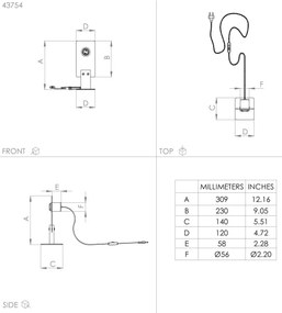 Eglo 43754 - Asztali lámpa BRAMERTON 1xE27/40W/230V