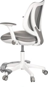 Gyermek szék, magasságállítható, szürke hálós, KA-C806 GREY