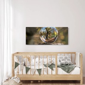 Kép - Tükröződés az üveggömbben (120x50 cm)