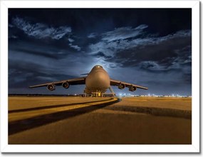 Plakátok keretben 40x30 Nagy repülőgép repülőtér