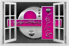 Plakátok 120x80 Absztrakt kör