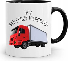 Fekete Bögre Apák Napjára Legjobb Sofőr fényképes nyomattal