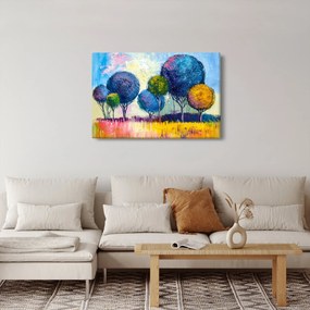 Kupolafák képe, olajfestmény (90x60 cm)