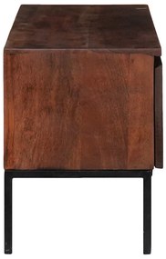 Média tárolószekrények és állványok mézbarna 110 x 30 x 36 cm