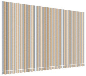 Többszínű csíkos pótszövet napellenzőhöz 6 x 3,5 m