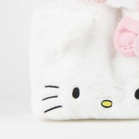 Hello Kitty White plüss shopping bag, bevásárlótáska 30 cm