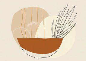 Poszter 70x50cm Terrakotta edény