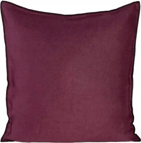 Dekoratív párnahuzat LEN-5 45x45 bordó